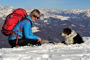 RESEGONE innevato e ‘Porta del Palio’ ad anello da Fuipiano Valle Imagna il 16 febbraio 2019- FOTOGALLERY